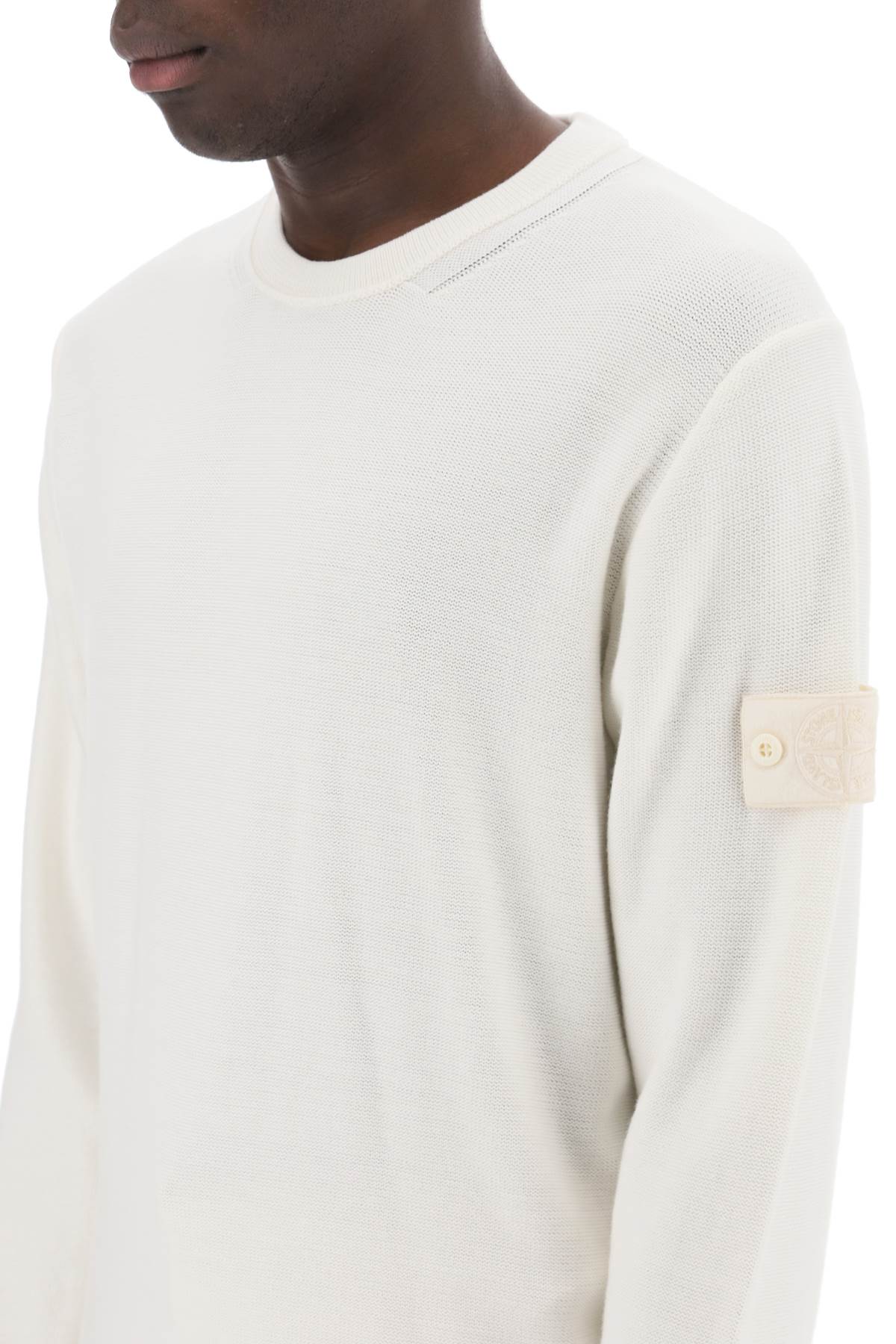 Stone Island cotton and cashmere ghost piece pullover-Knitwear-Stone Island-xl-Urbanheer