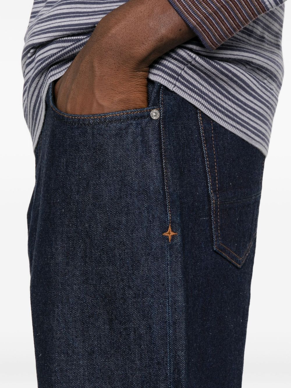 Stone Island straight-leg cotton denim jeans