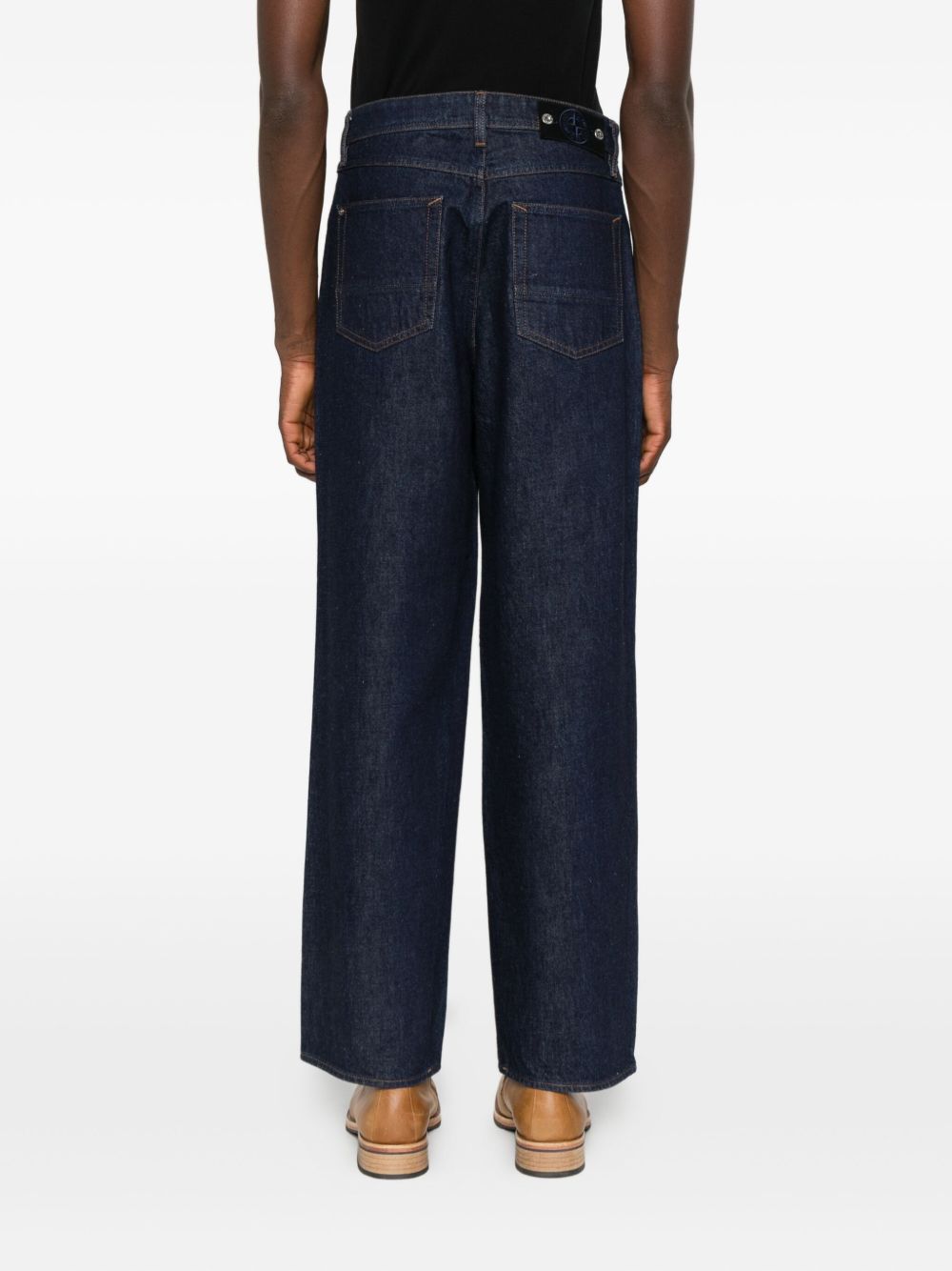 Stone Island straight-leg cotton denim jeans