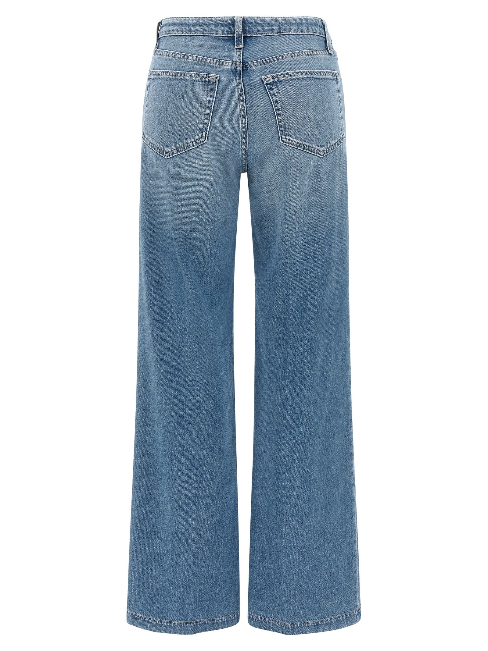Stone-Washed Cotton Denim Jeans for Everyday Comfort