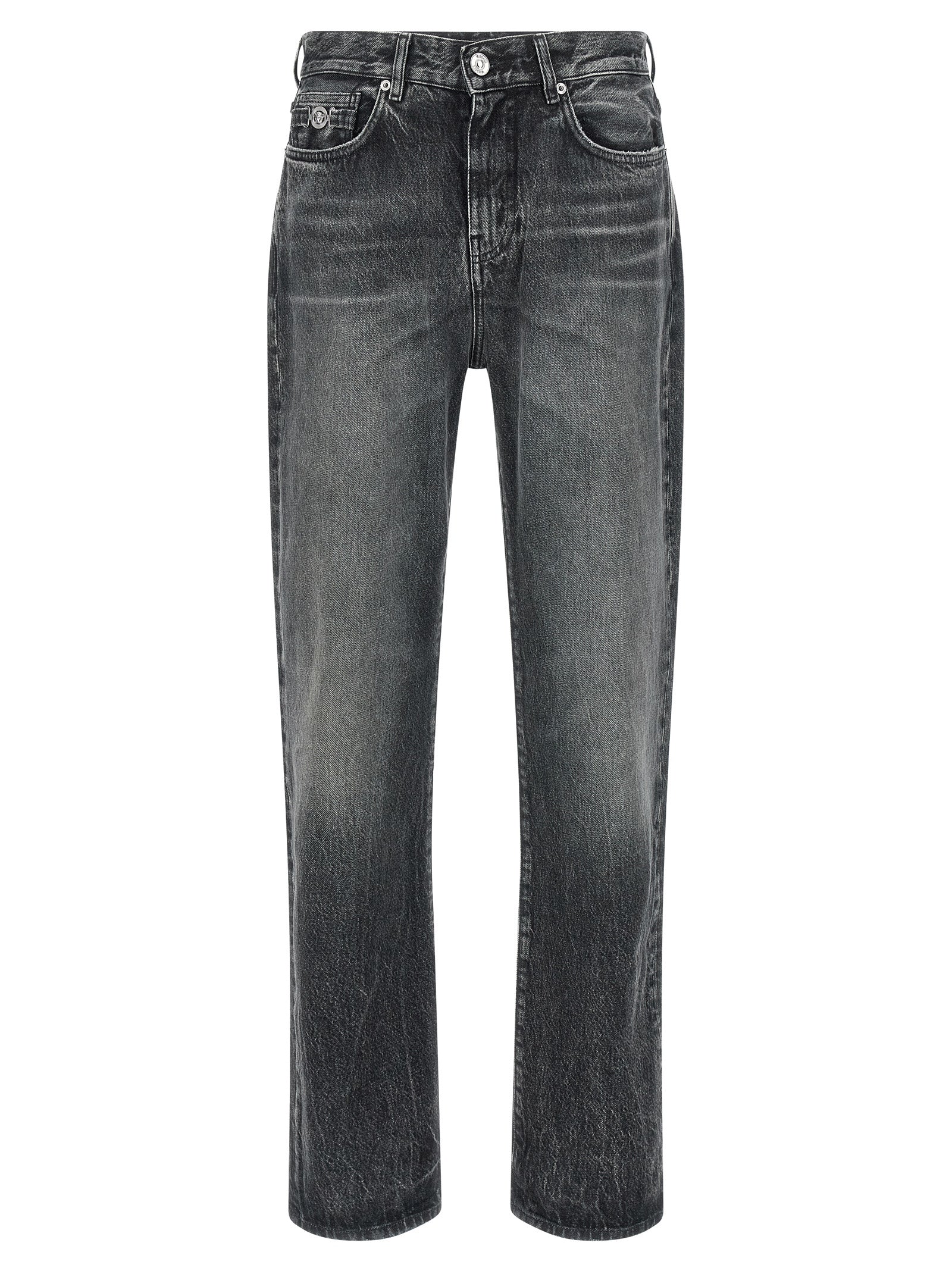 Stonewashed Cotton Jeans for Everyday Comfort