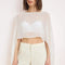 Straight Boat Neck Sleeveless Woven Chiffon Blouse