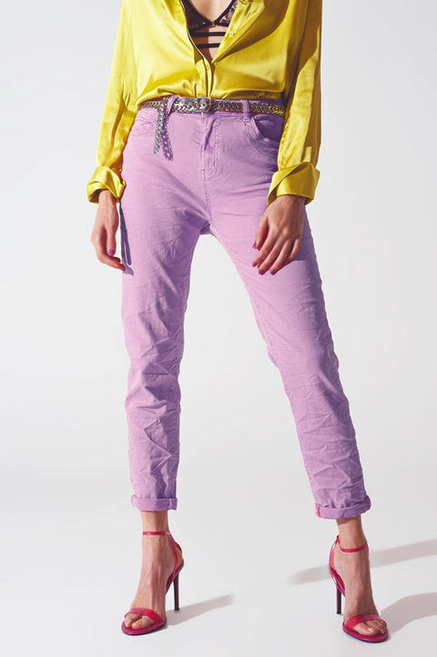 Straight Leg Jeans In Lila-Jeans-Q2-S-Purple-Urbanheer