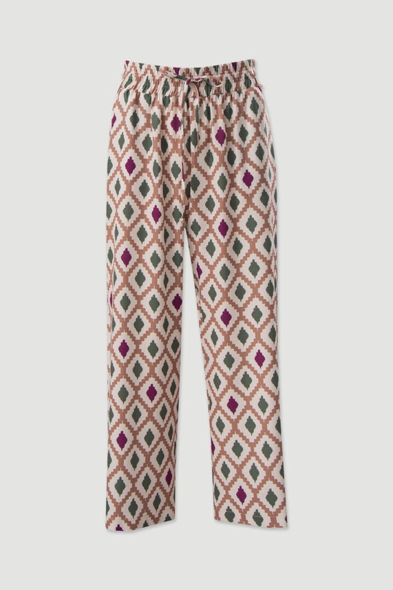 Straight Printed Trousers-Trousers-FERRACHE-S-Multicolor-Urbanheer