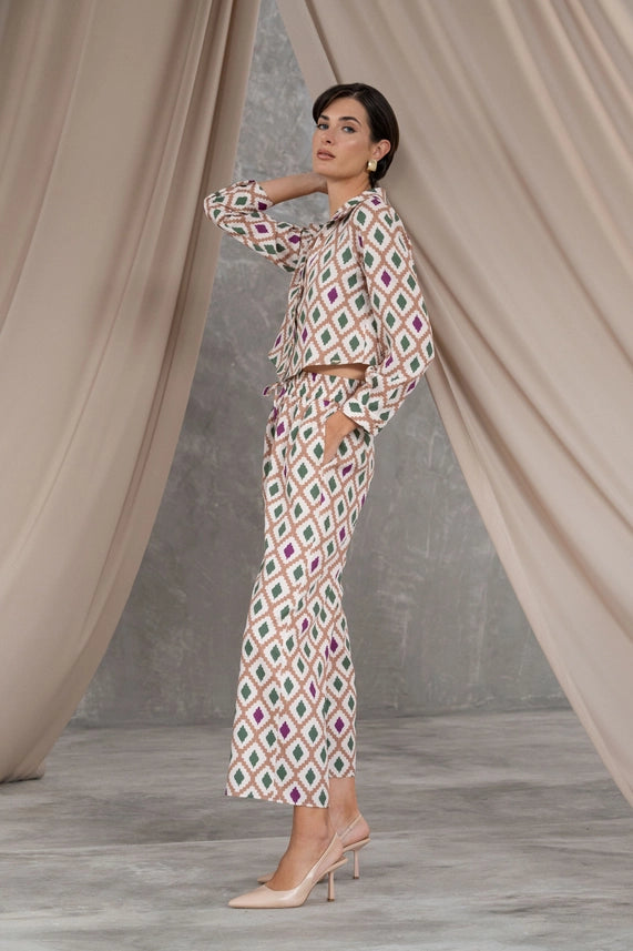 Straight Printed Trousers-Trousers-FERRACHE-S-Multicolor-Urbanheer