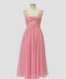 Strap Bow Detail Pleated Midi Dress PINK-Dress-Moon River-XS-PINK-Urbanheer