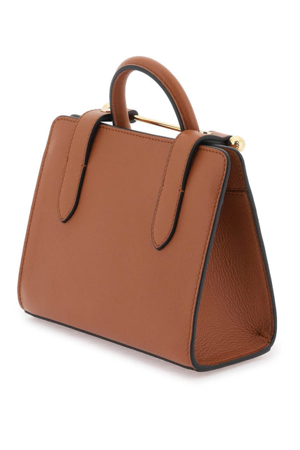 Strathberry nano tote leather bag Brown-Bag-Strathberry-os-Urbanheer