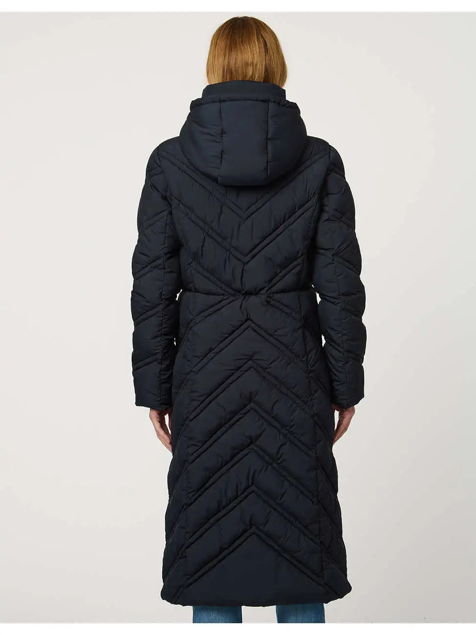 Stratton Puffer Coat in Navy