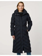 Stratton Puffer Coat in Navy