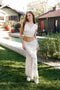 Stretch Lace Crop Top and Maxi Skirt Set