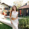 Stretch Lace Crop Top and Maxi Skirt Set