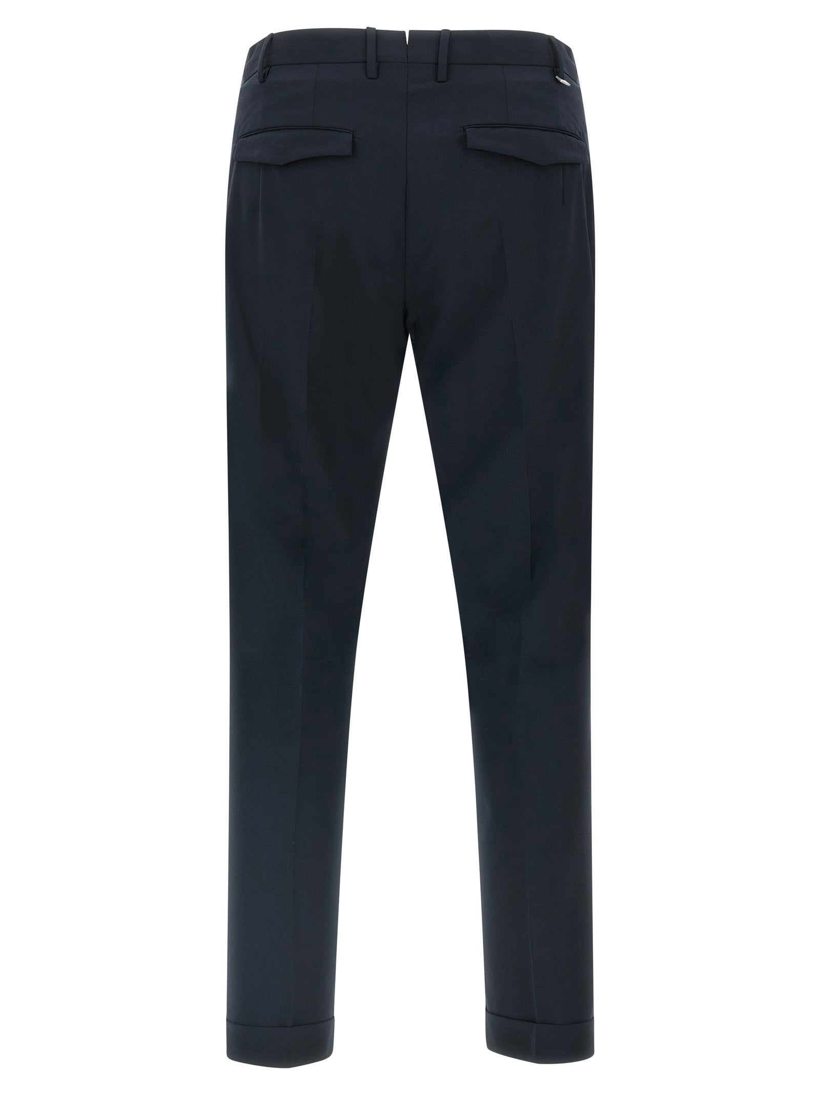 Stretch Wool Slim Fit Comfort Trousers
