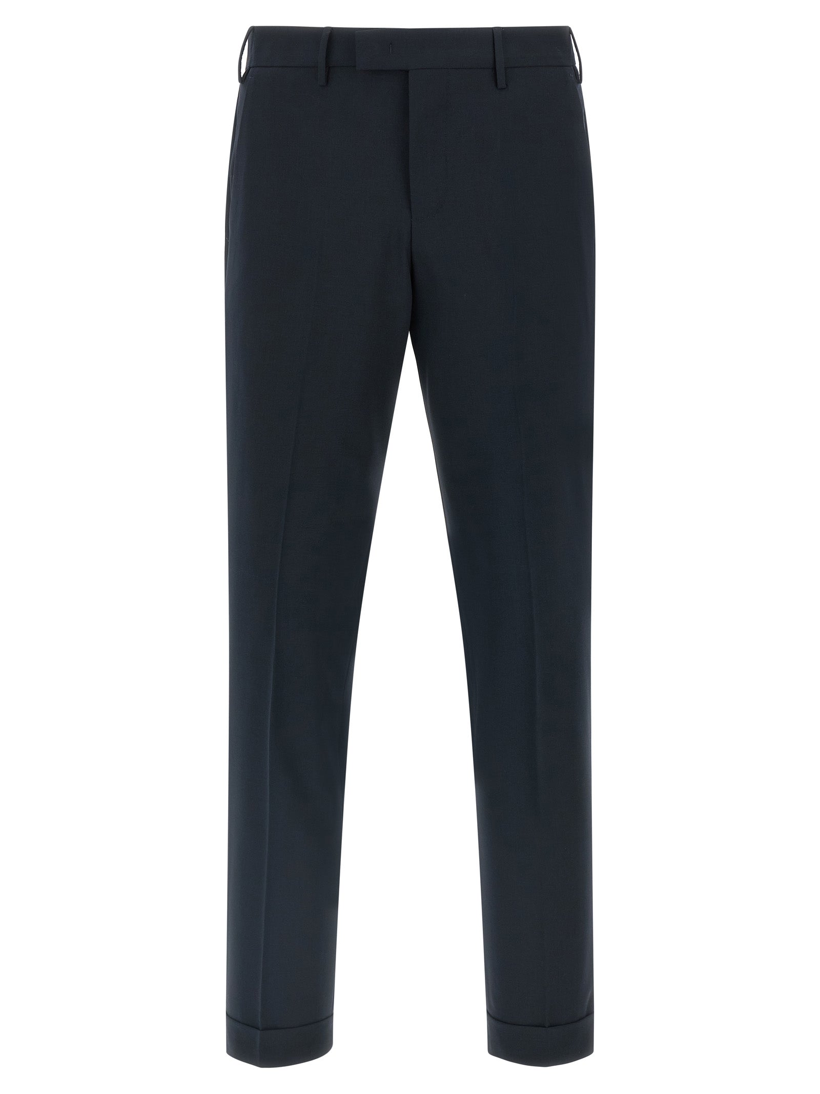 Stretch Wool Slim Fit Comfort Trousers