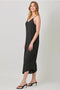 Stripe Sleeveless V-Neck Jumpsuit Black-Jumpsuit-Mystree-S-Black-Urbanheer