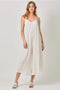 Stripe Sleeveless V-Neck Jumpsuit Ivory-Jumpsuit-Mystree-S-Ivory-Urbanheer