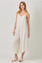 Stripe Sleeveless V-Neck Jumpsuit Ivory-Jumpsuit-Mystree-S-Ivory-Urbanheer
