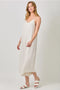 Stripe Sleeveless V-Neck Jumpsuit Ivory-Jumpsuit-Mystree-S-Ivory-Urbanheer