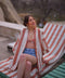 Striped Orange Beach Cover Up-Kimono-Moa-Orange-Urbanheer
