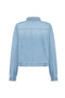 Studded Jean Jacket-Jacket-NOCTURNE-XS-Ice Blue-Urbanheer