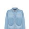 Studded Jean Jacket-Jacket-NOCTURNE-XS-Ice Blue-Urbanheer