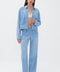 Studded Jean Jacket-Jacket-NOCTURNE-XS-Ice Blue-Urbanheer