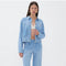 Studded Jean Jacket-Jacket-NOCTURNE-XS-Ice Blue-Urbanheer