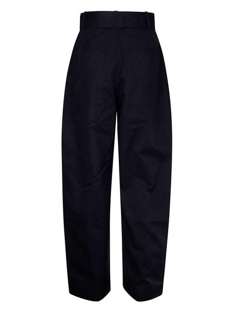 Studio Nicholson Round leg cotton trousers