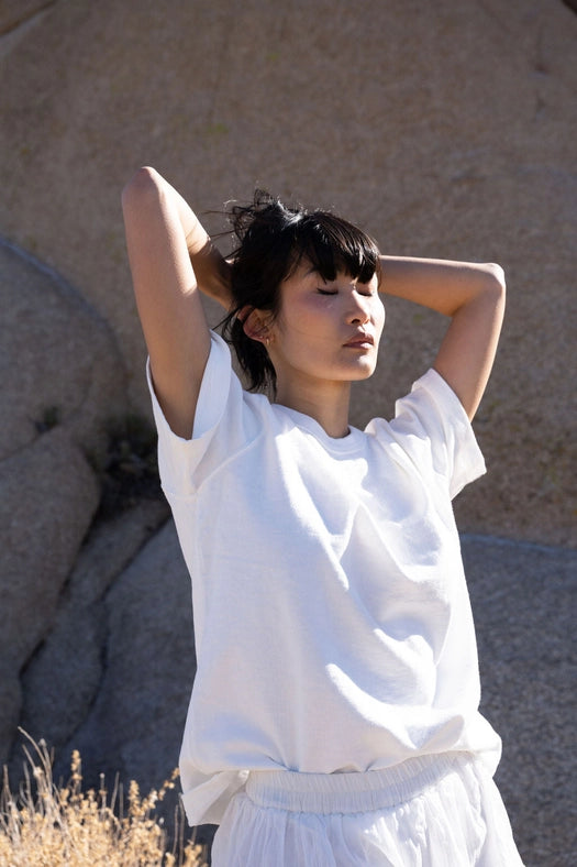 Studio Organic Cotton T- Shirt-T- Shirt-A Perfect Nomad-S-WHITE-Urbanheer