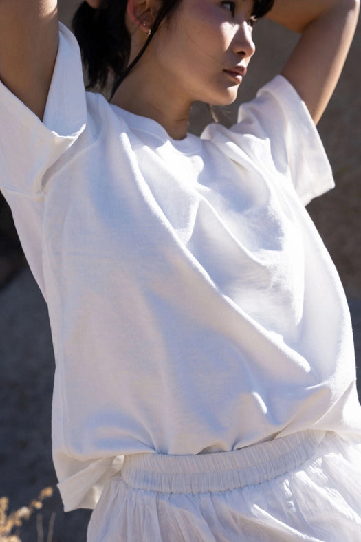 Studio Organic Cotton T- Shirt-T- Shirt-A Perfect Nomad-S-WHITE-Urbanheer