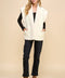 Suede Oversized Open Vest-Vest-TCEC-S-Black-Urbanheer