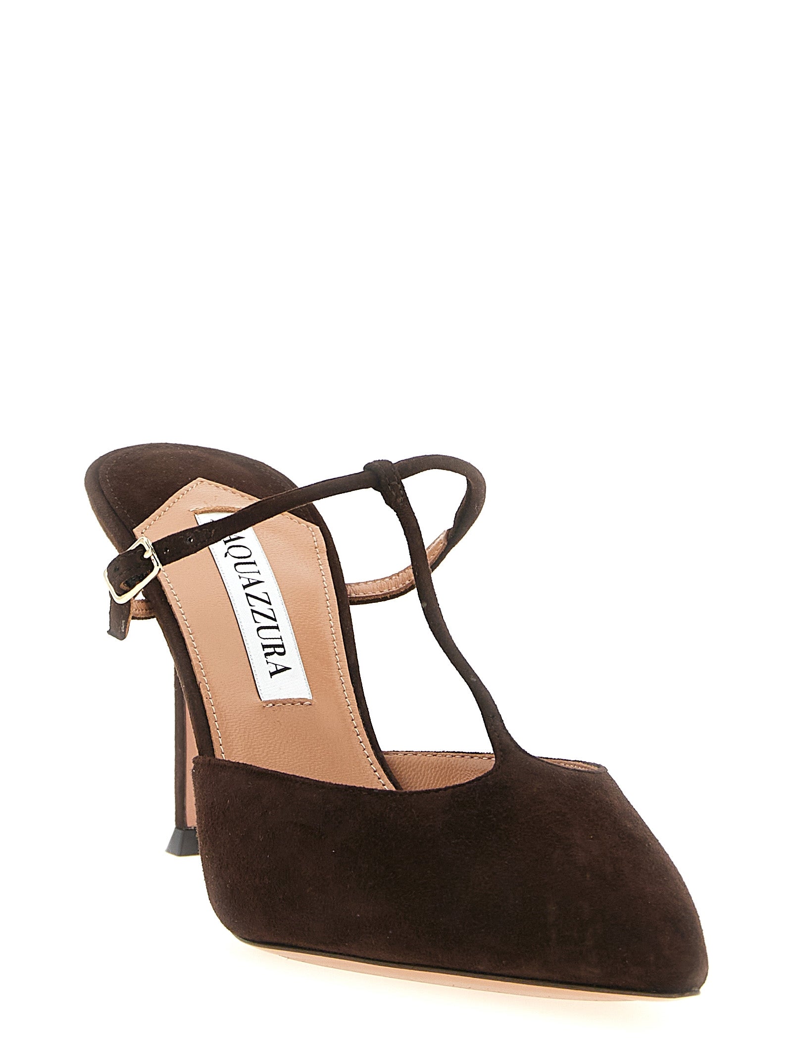 Suede Pointed Toe Stiletto Mules