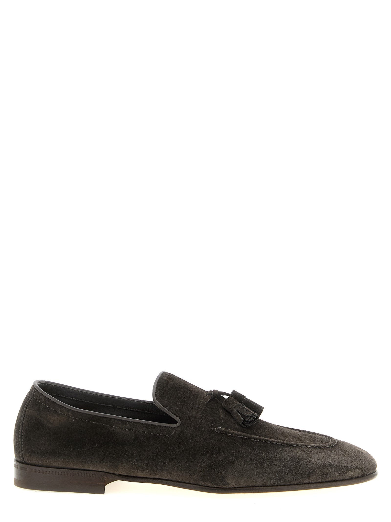 Suede Tassel Loafers for Comfort
