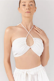 Suki Crop Top - White-Top-BEFORE ANYONE ELSE-S/M-WHITE-Urbanheer