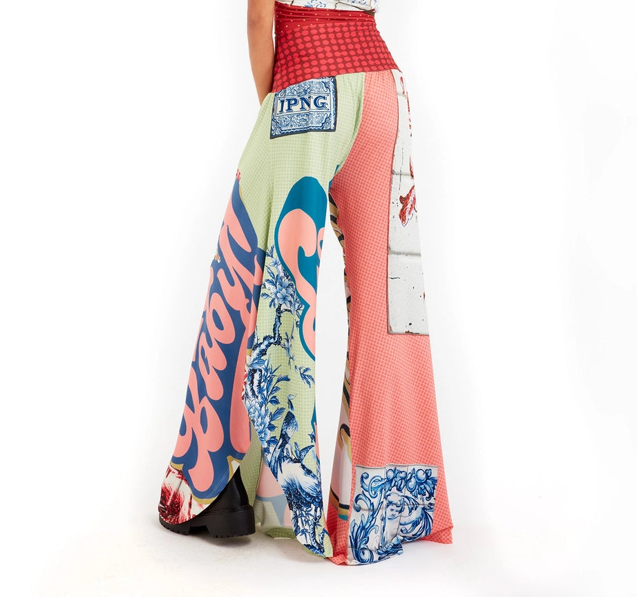 Summer Pants - Ocean Washed Tiles-Pants-IPNG Design-1-Urbanheer