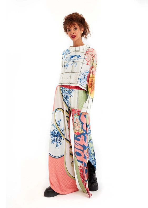 Summer Pants - Ocean Washed Tiles-Pants-IPNG Design-S/M-Urbanheer