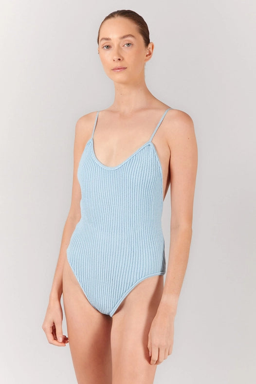 Summi Knit Bodysuit - Blue Ocean-Bodysuit-Before Anyone Else-XS/S-Urbanheer