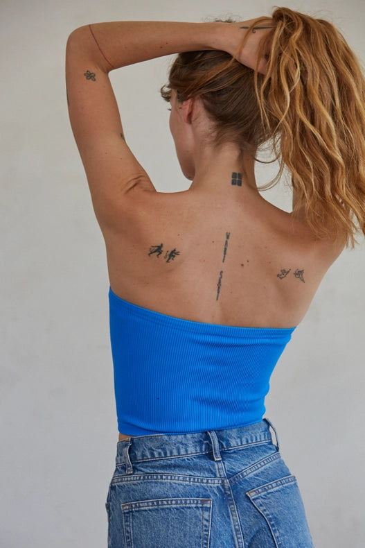 Sun-Kissed Tube Top French Blue-TOP-By Together-S/M-French Blue-Urbanheer