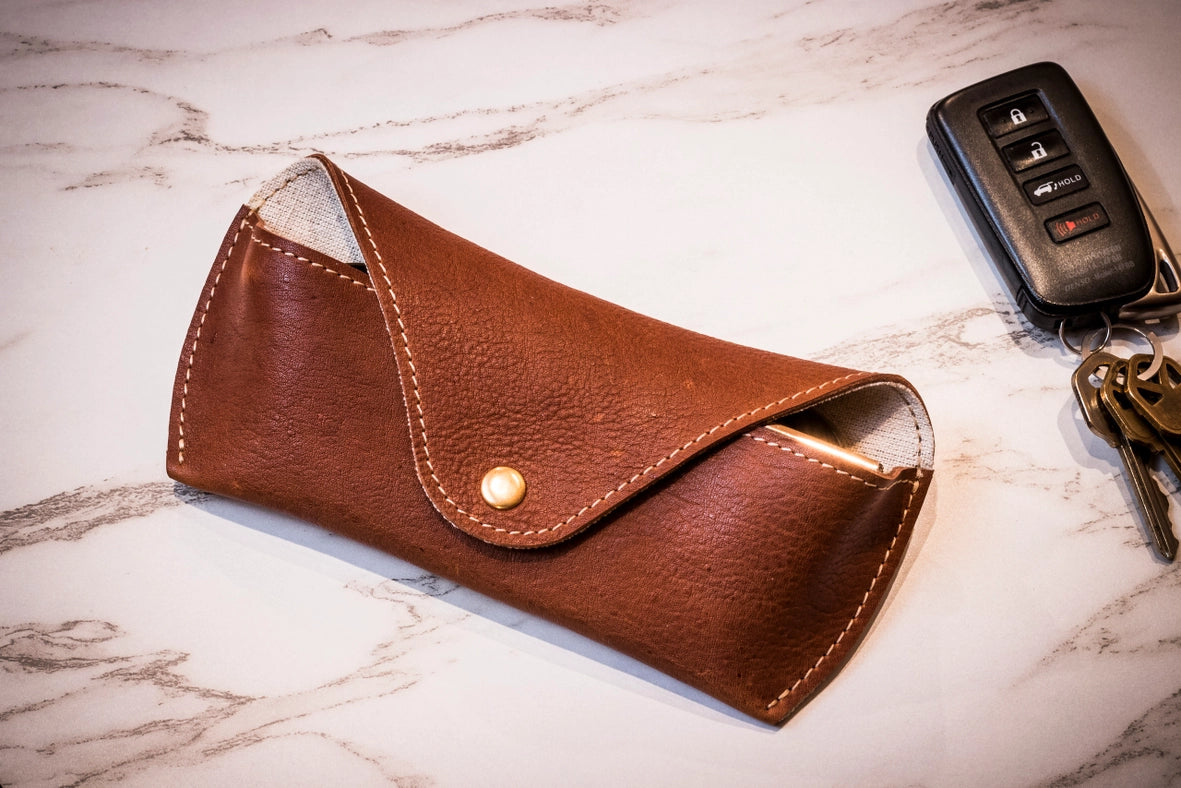 Sunglass Holder-Sunglass Holder-Kiko Leather-brown-Urbanheer