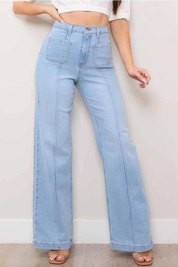 Sunlo Wide Jeans-Jeans-Vibrant M.i.U-3-Light Stone-Urbanheer