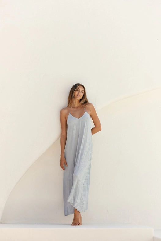 Sunseeker Dress - Blue Powder-Dress-BEFORE ANYONE ELSE-L-Blue Powder-Urbanheer