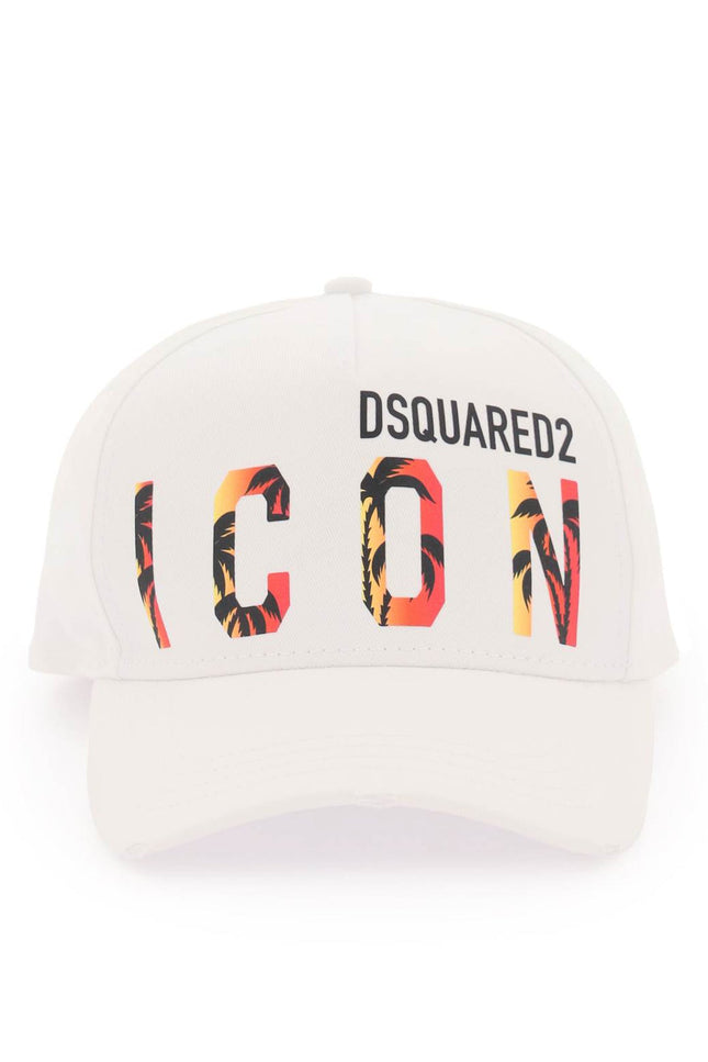 Sunset Baseball Cap-men > accessories > scarves hats & gloves > hats-Dsquared2-os-Bianco-Urbanheer
