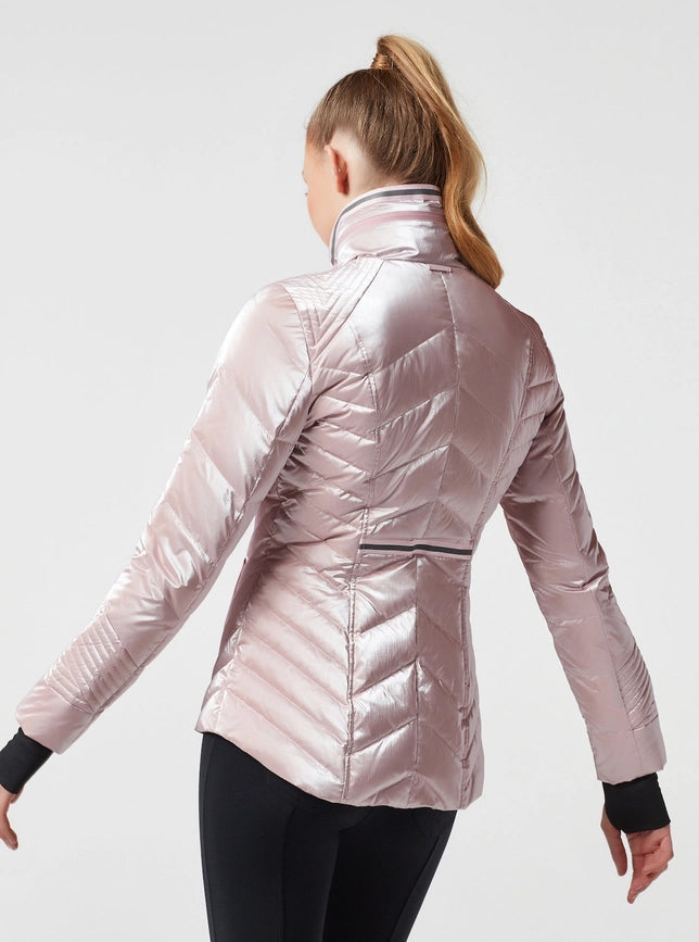Super Hero Puffer with Reflective Trim BRUSH PINK-Jacket-Blanc Noir-XL-BRUSH PINK-Urbanheer