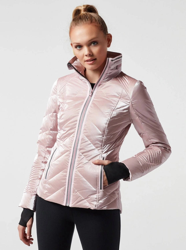 Super Hero Puffer with Reflective Trim BRUSH PINK-Jacket-Blanc Noir-XL-BRUSH PINK-Urbanheer
