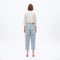 Super High Rise Rise Barrel Jeans with Finished Hem LIGHT BLUE-Jeans-BAYEAS-24-LIGHT BLUE-Urbanheer