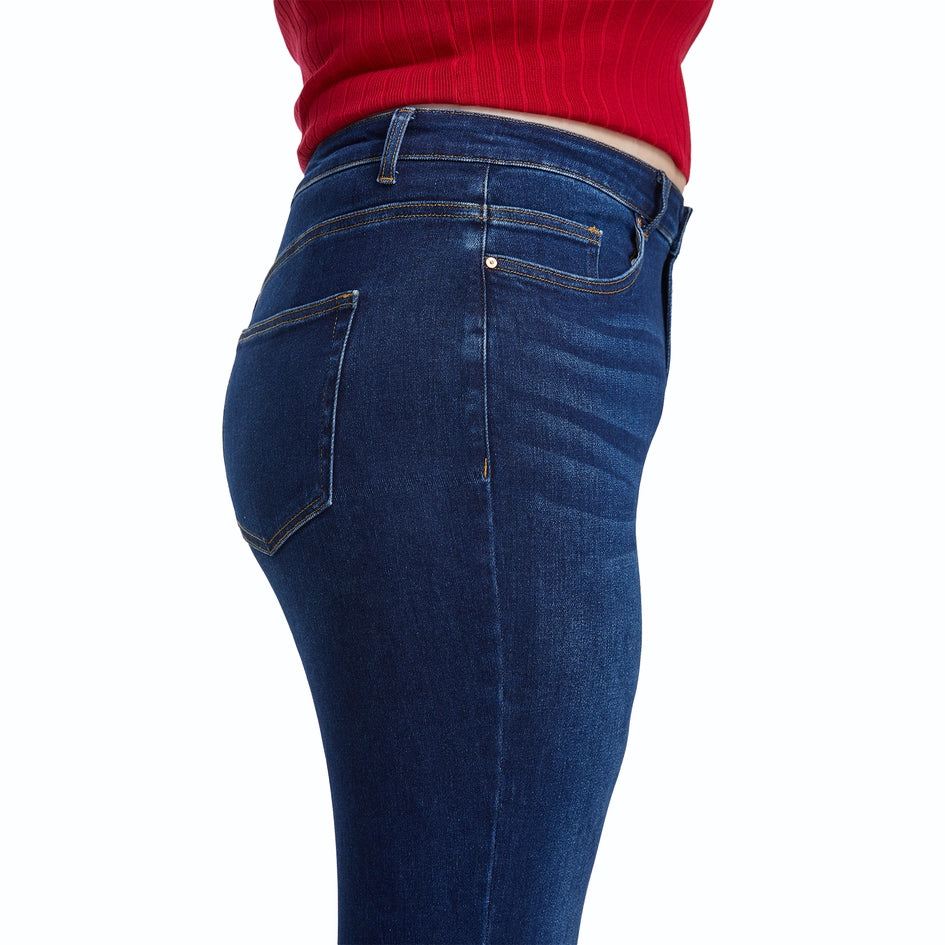 Super High Rise Straight Jeans with Raw Hem Jeans ULTRAMARINE-Jeans-BAYEAS-14W-ULTRAMARINE-Urbanheer