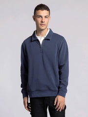 Surplus Quarter Zip - Half Zip Pullover ODYSSEY GREY-Pullover-Thread & Supply (Mens)-M-Urbanheer