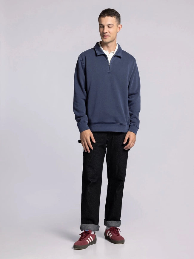 Surplus Quarter Zip - Half Zip Pullover ODYSSEY GREY-Pullover-Thread & Supply (Mens)-M-Urbanheer