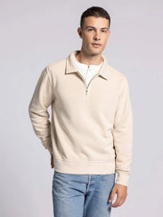 Surplus Quarter Zip - Half Zip Pullover WOOD ASH-Pullover-Thread & Supply (Mens)-M-Urbanheer