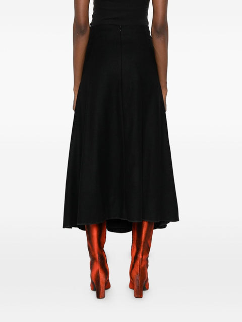 Susanne Bommer Cotton midi skirt