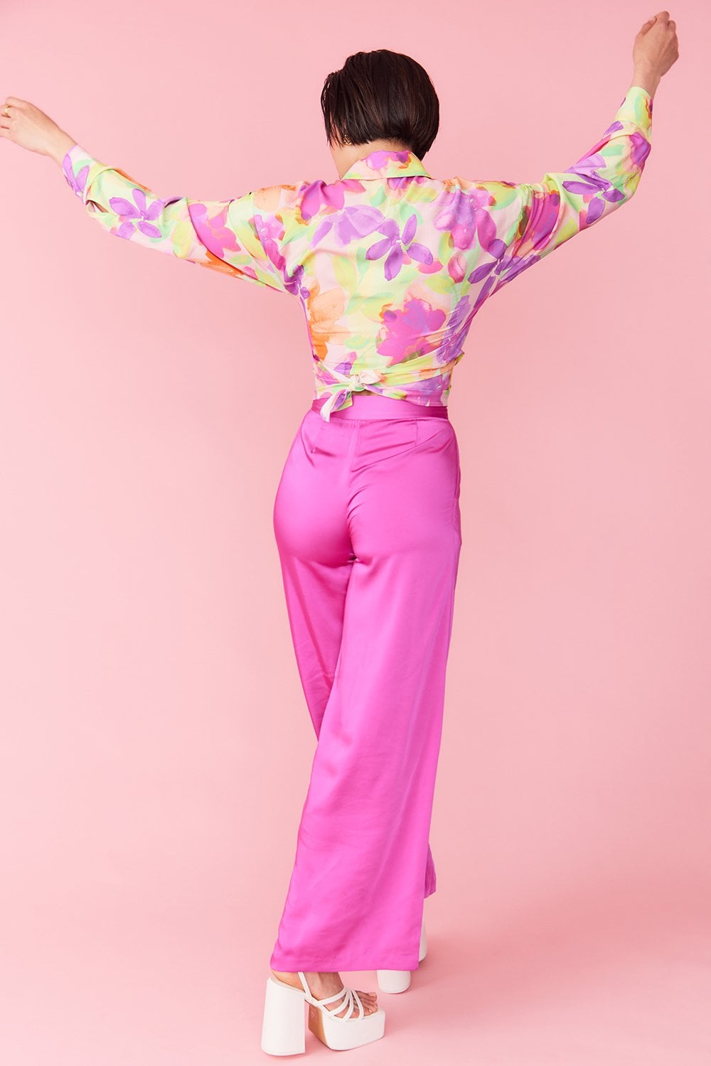 Sustainable Rose Petal Fibre Blouse-Tops-Buy Me Fur Ltd-One Size-Multi-Rose Petal Fibre-Urbanheer